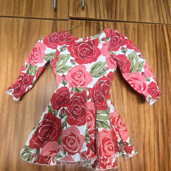 Little Minis 3 Skirted Romper Dresses 5 y 6 - Picture 7 of 7